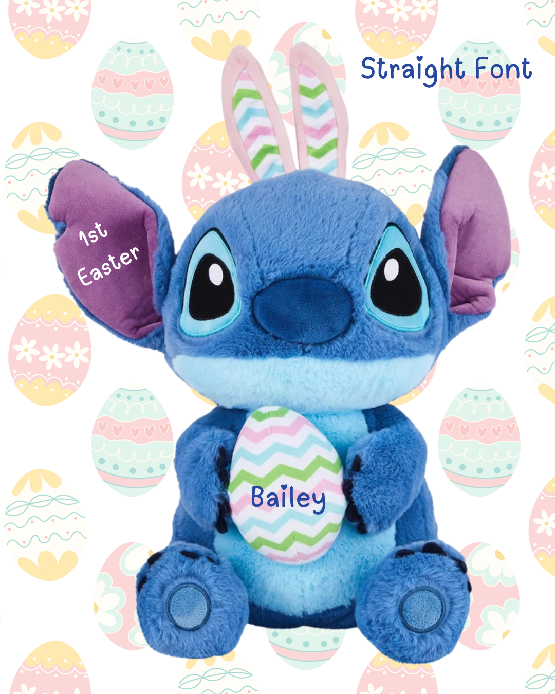 Personalised Stitch Easter Large 48cm Plush – Stitch & Angel