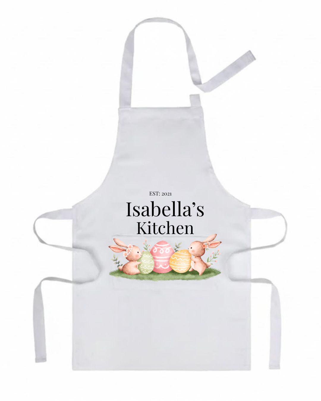 Personalised Kids Kitchen Easter Apron