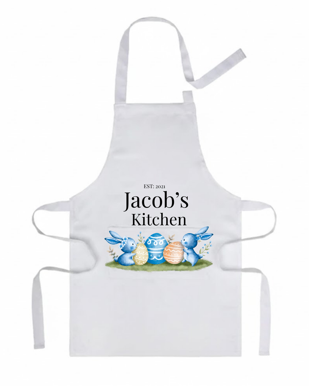 Personalised Kids Kitchen Easter Apron