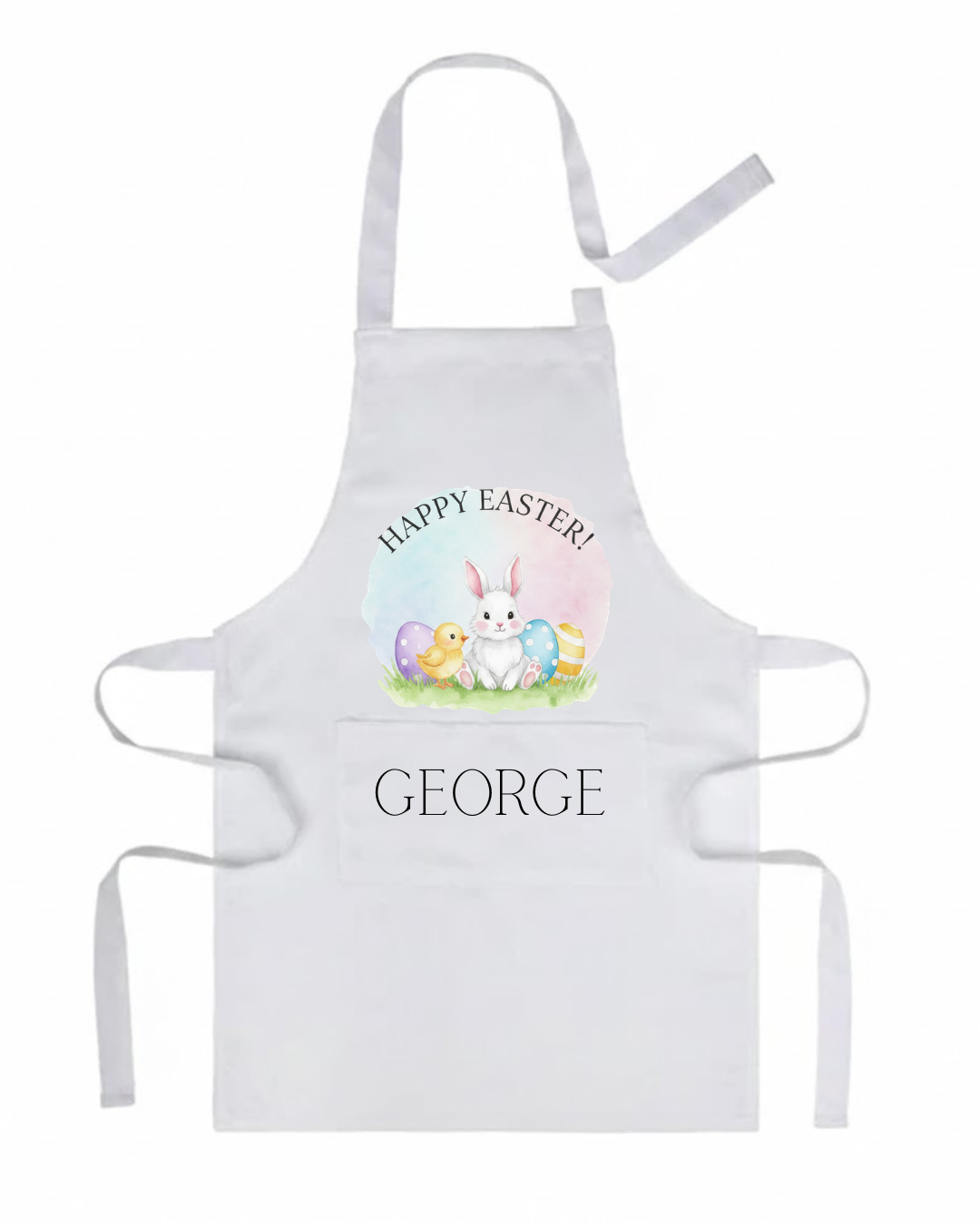 Personalised Happy Easter Kids' Apron