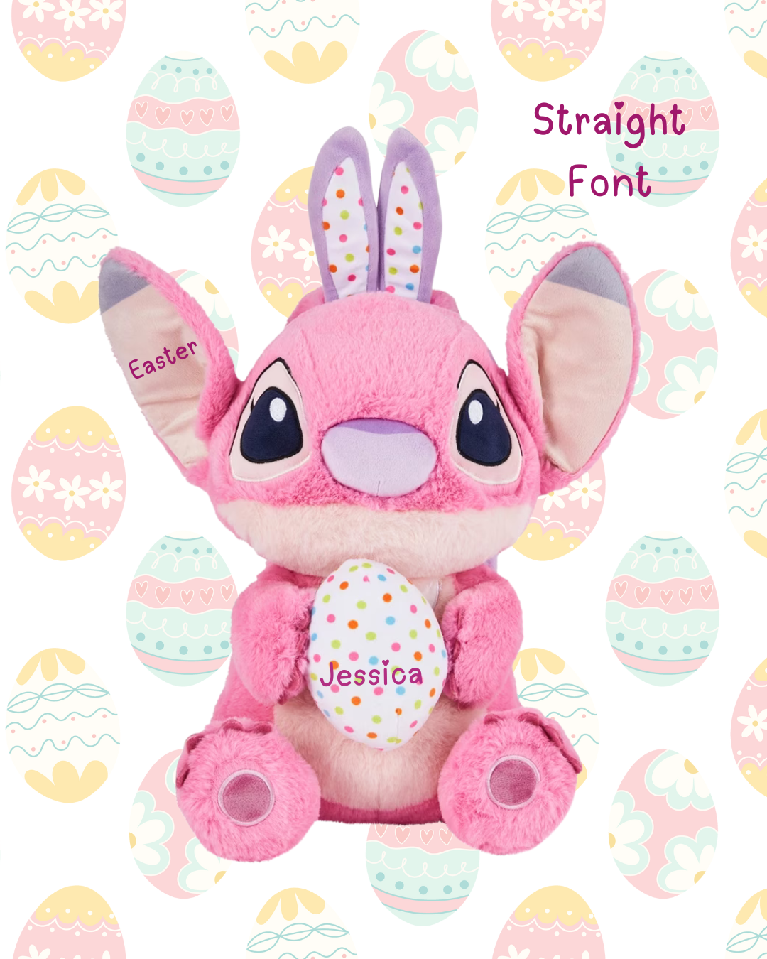Personalised Stitch Easter Large 48cm Plush – Stitch & Angel