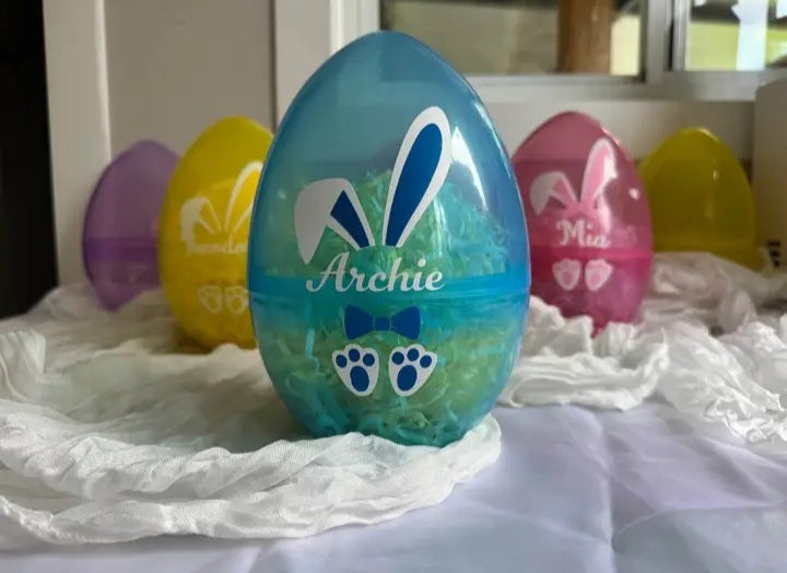 Jumbo 20cm Tall Fillable Personalised Easter Egg