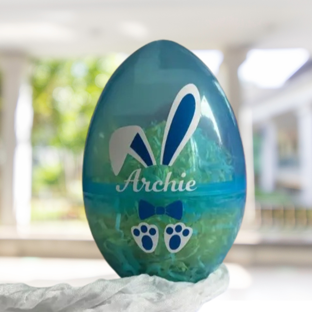 Jumbo 20cm Tall Fillable Personalised Easter Egg