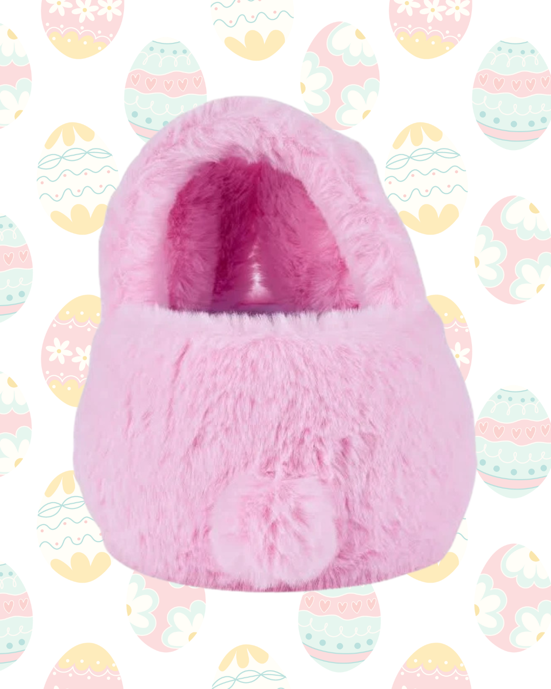 Personalised Plush "Floppy Ear" Bunny Bag – Custom Name - Pink & Blue